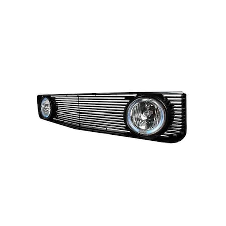 Overtime 2005 - 2009 Mustang V6 Grill with Halo Fog Lights OV1187857